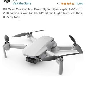 DJI Fly Mini Mavic Drone Video Camera